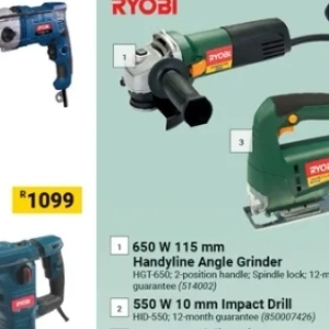 Grinder at Builders Warehouse