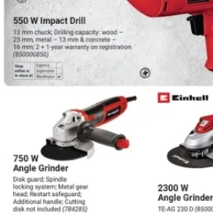Grinder at Builders Warehouse