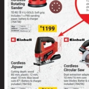 Circular saw at Builders Warehouse