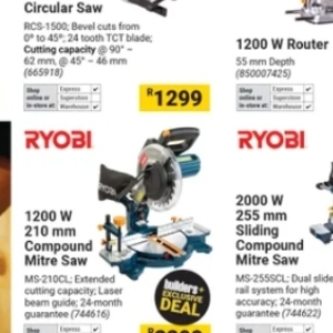 Saw at Builders Warehouse