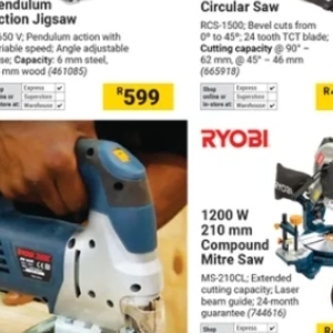 Saw at Builders Warehouse