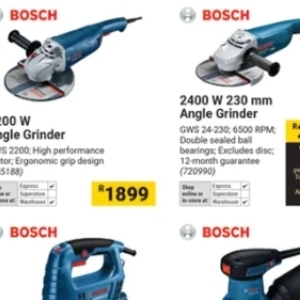 Grinder at Builders Warehouse