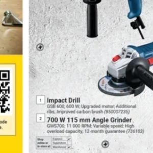 Grinder at Builders Warehouse