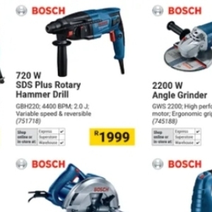 Grinder at Builders Warehouse
