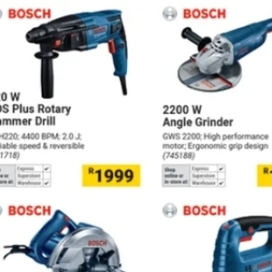 Grinder at Builders Warehouse