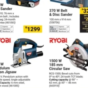 Saw at Builders Warehouse