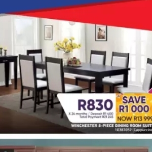 Dining room set at Furnmart