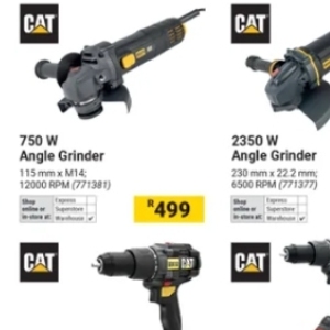  CAT at Builders Warehouse