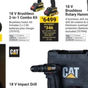  CAT at Builders Warehouse
