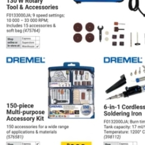 Soldering iron at Builders Warehouse