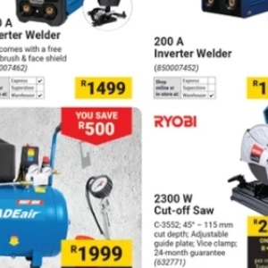 Saw at Builders Warehouse