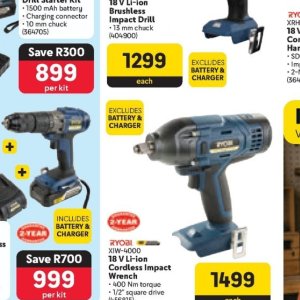 Battery charger at Makro