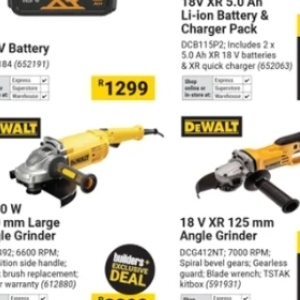 Grinder at Builders Warehouse
