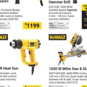 Saw at Builders Warehouse