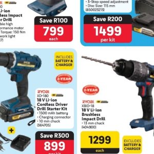 Battery charger at Makro