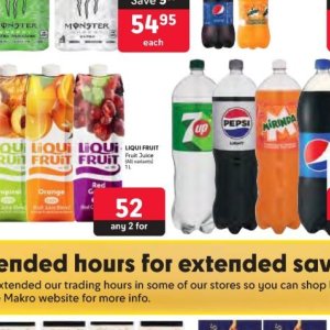 Juice at Makro