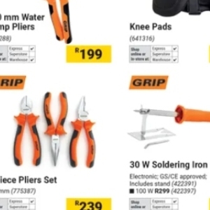 Soldering iron at Builders Warehouse