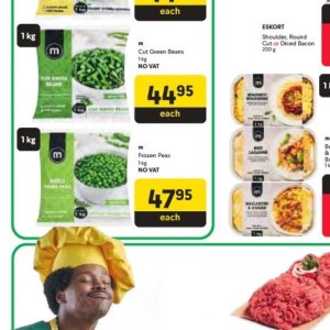 Frozen veggies at Makro