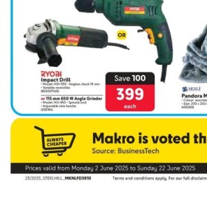 Grinder at Makro