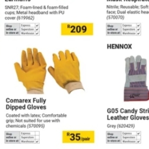 Leather at Builders Warehouse