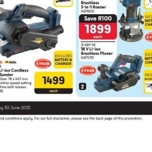 Battery charger at Makro