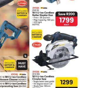 Battery charger at Makro