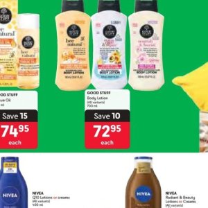 Body lotion at Makro