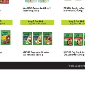 Sauces at Makro