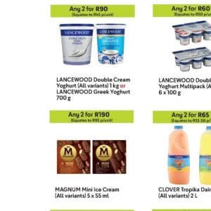 Yoghurt at Makro
