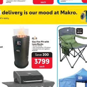 Fireplace at Makro
