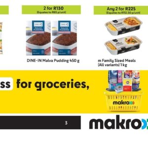 Pudding at Makro