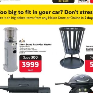 Heater at Makro