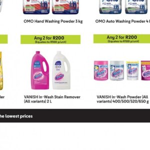 Stain remover at Makro