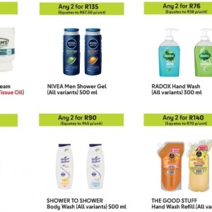 Shower gel nivea  at Makro