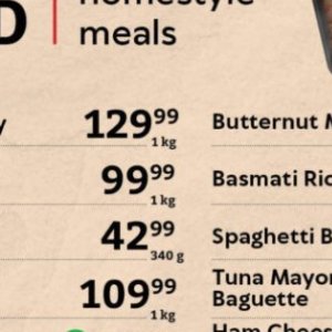 Spaghetti at Oxford freshmarket