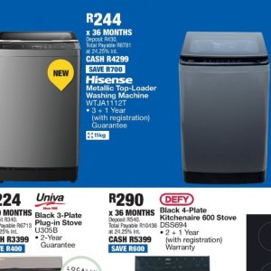 Washing machine at OK Furniture