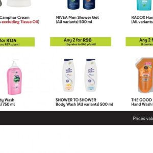 Shower at Makro