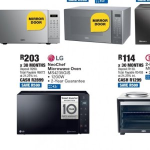 Microwave oven at OK Furniture