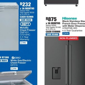Freezer at OK Furniture