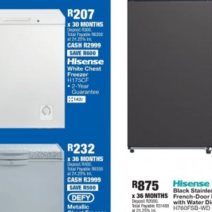 Freezer at OK Furniture
