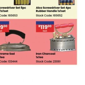 Iron at Africa Cash and Carry