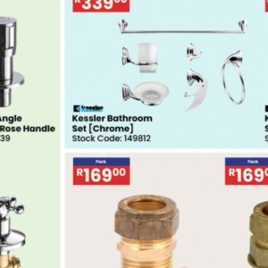 Bathroom sets at Africa Cash and Carry