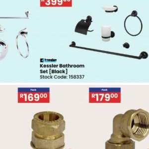 Bathroom sets at Africa Cash and Carry