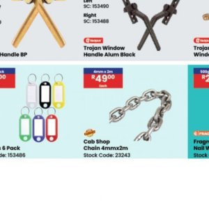 Chain at Africa Cash and Carry
