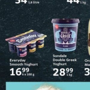 Yoghurt at Oxford freshmarket