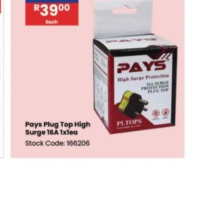 Plug at Africa Cash and Carry