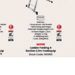 Ladder at Africa Cash and Carry