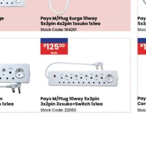 Plug at Africa Cash and Carry