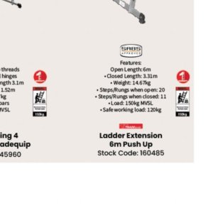 Ladder at Africa Cash and Carry