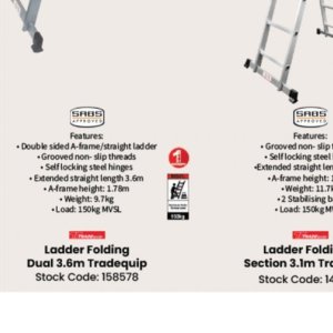 Ladder at Africa Cash and Carry